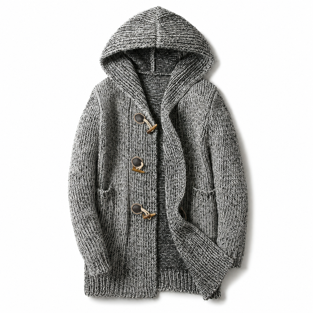 Malo | Cardigan long à capuche