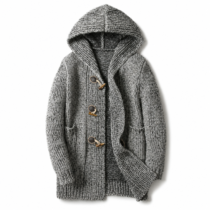 Malo | Cardigan long à capuche
