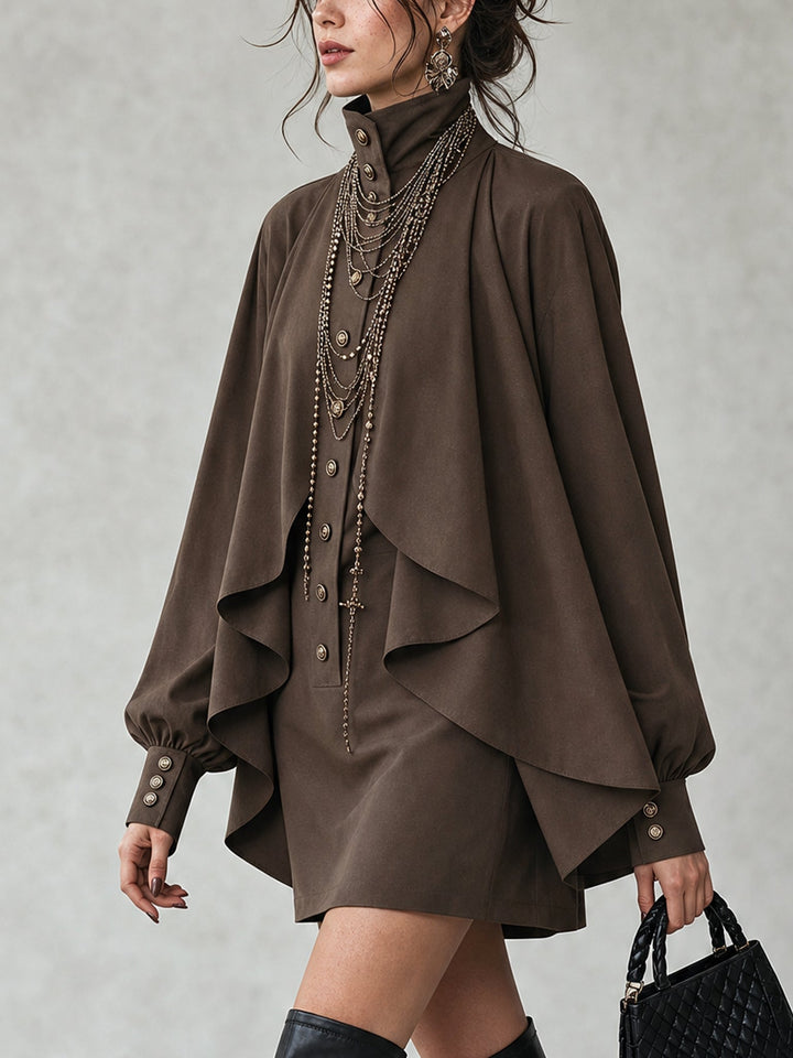 Ophelia | Mini Robe avec Capuche Haute