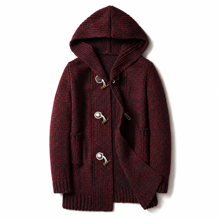 Malo | Cardigan long à capuche
