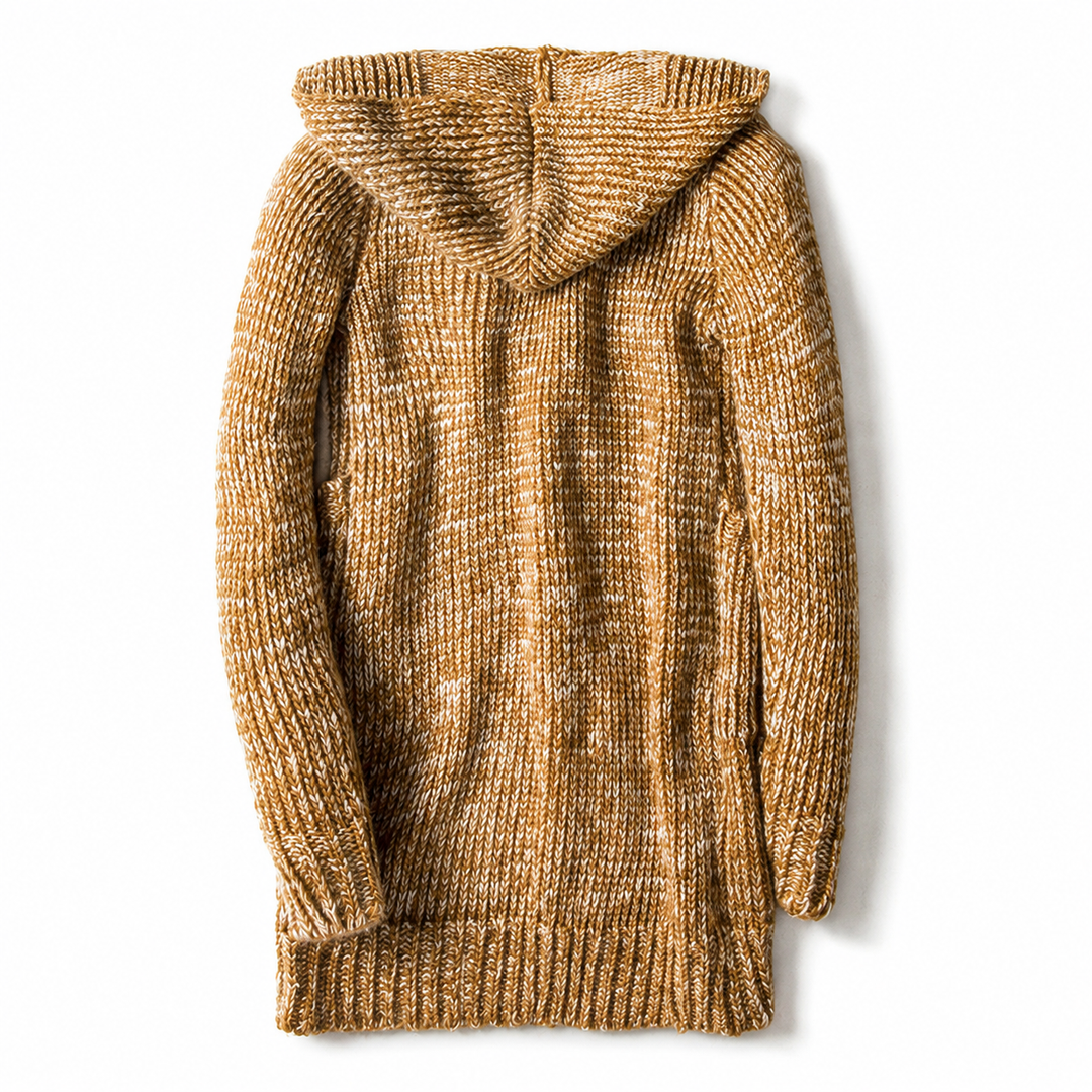 Malo | Cardigan long à capuche