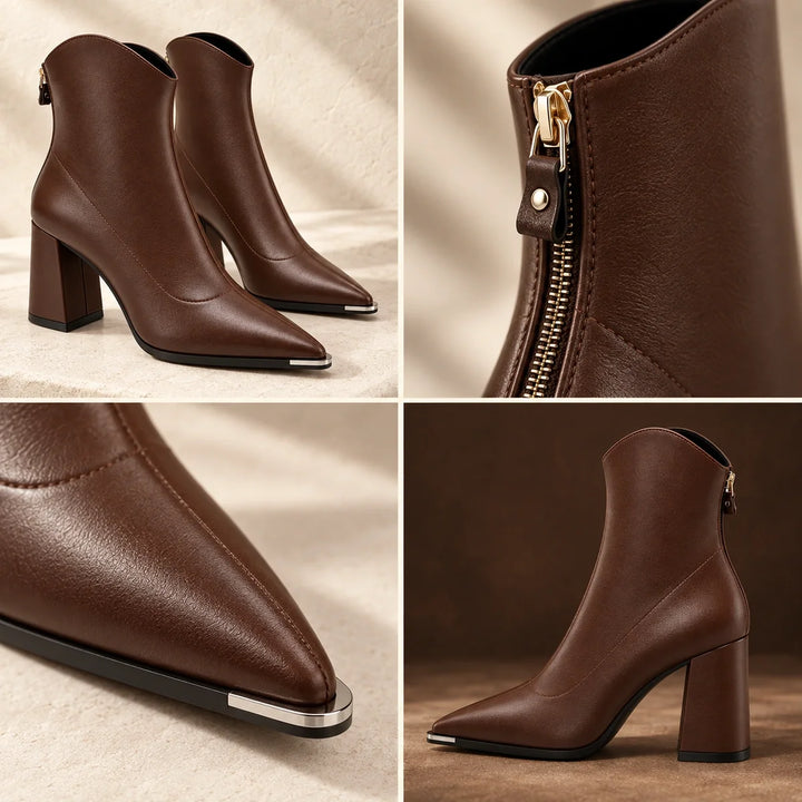 Bottes en cuir Estelle