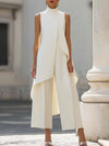 Everly - Élégant Costume Deux-Pièces à Jambes Larges
