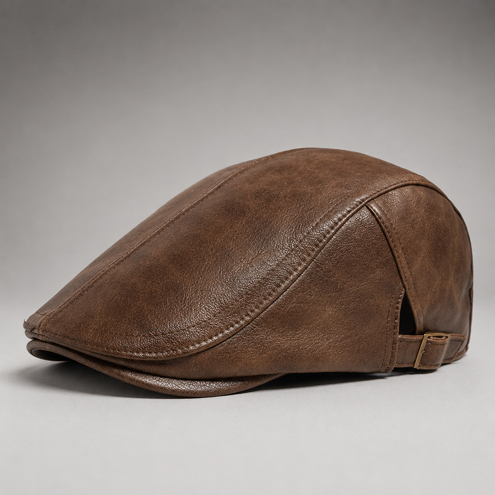 Béret en cuir