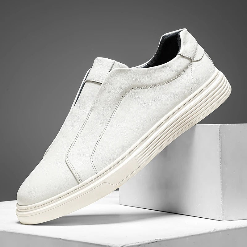 Basket en cuir Slip-On