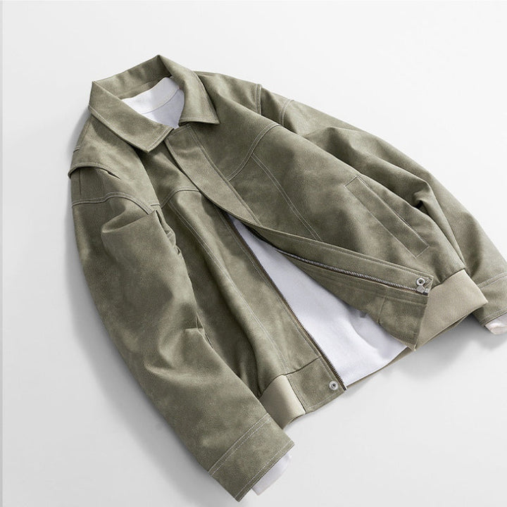 Benson Bomber en Cuir Classique