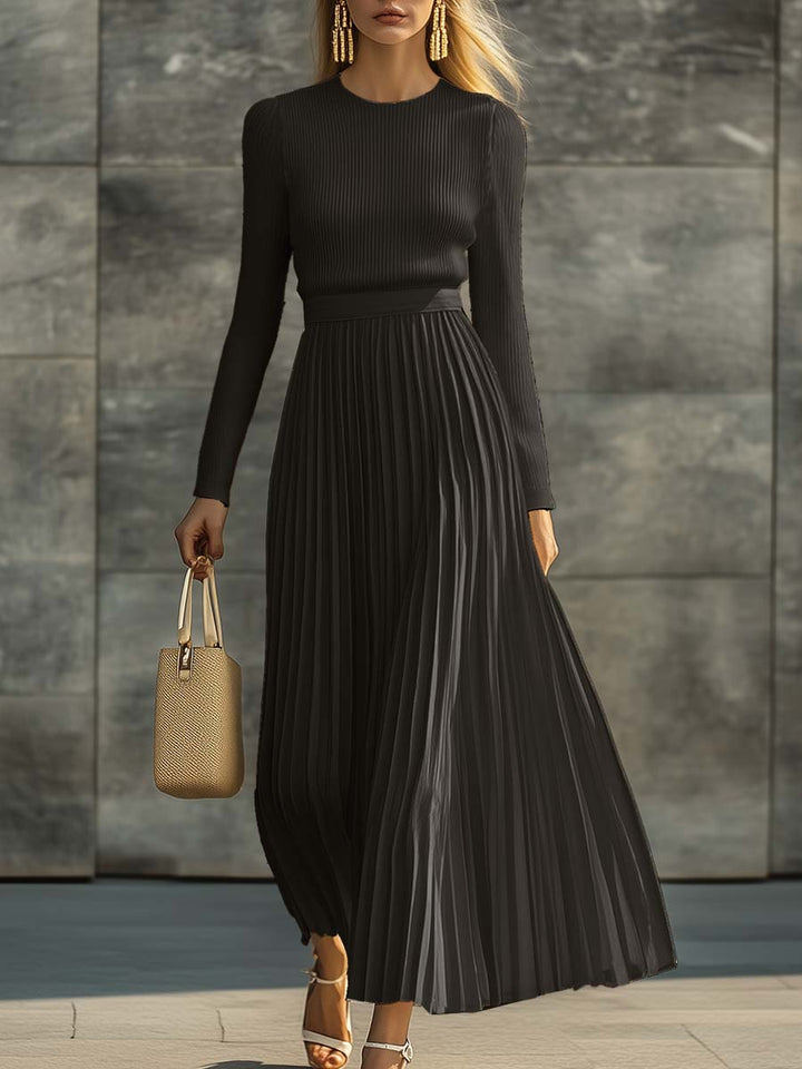 Harriet | Robe Maxi Plissée Élégante