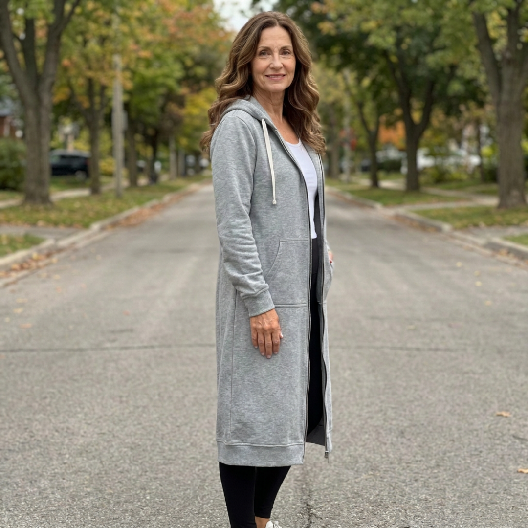 Brixley™ | Cardigan Long avec Zip