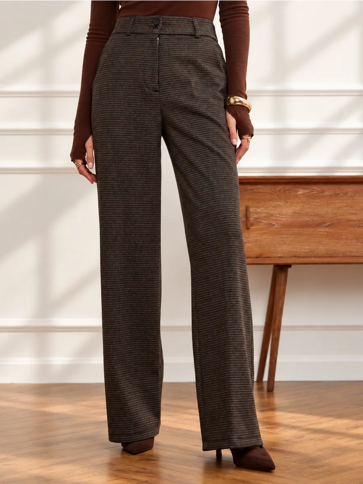 Clémence | Pantalon large chaud en laine