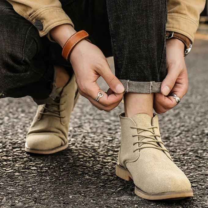 Bottes Chukka en Suède Douce