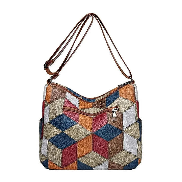 Élise™ | Sac patchwork multipoches