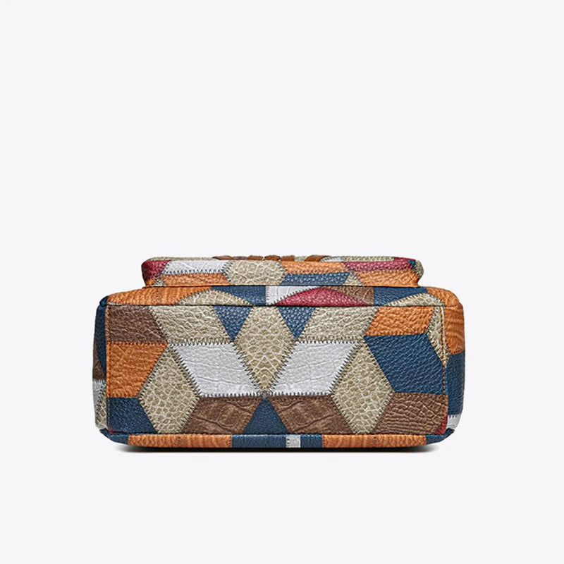 Élise™ | Sac patchwork multipoches