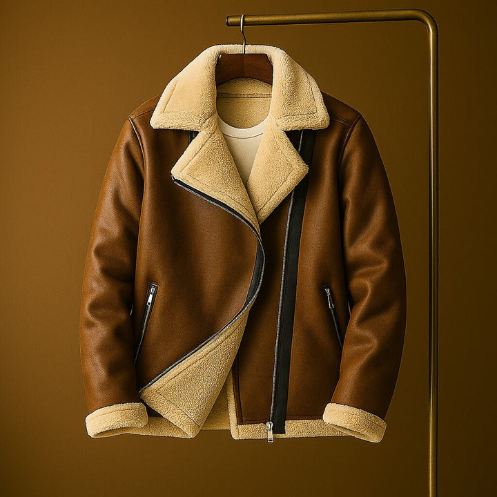 Giacca in Suede Prestige Leonard