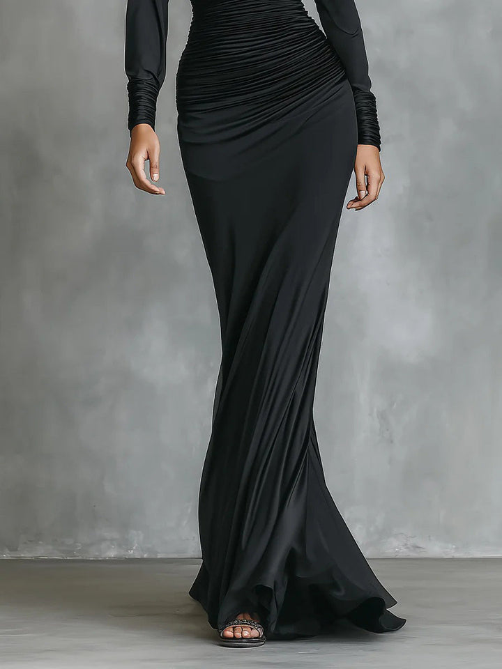 Gwyneth | Robe de Soirée Drapée à Une Épaule