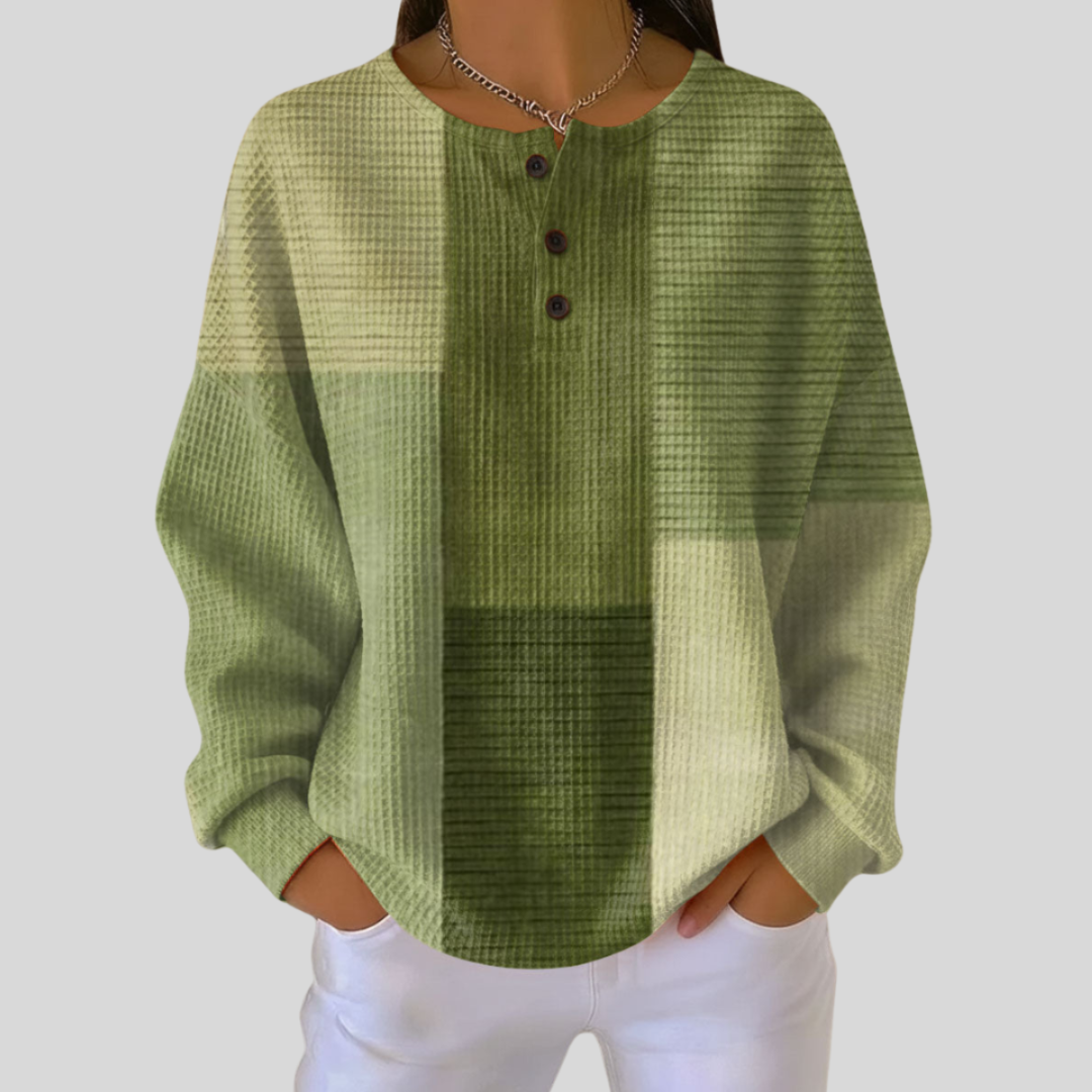 Valérie™ | Sweat-shirt Henley