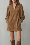 VALMIRA | CHARME EN SUEDE VINTAGE – ROBE MINI