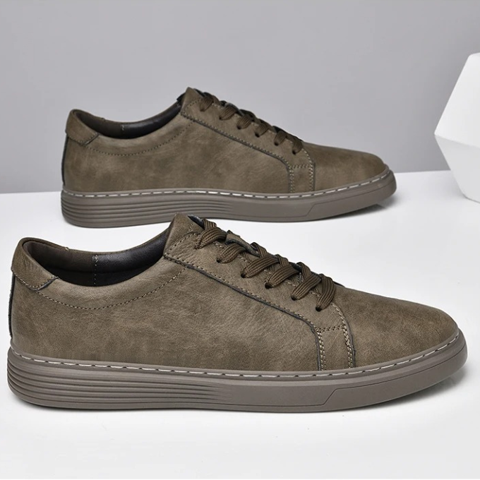 Baskets en Cuir Véritable de Nathan