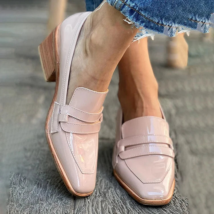 Mocassin finition brillante