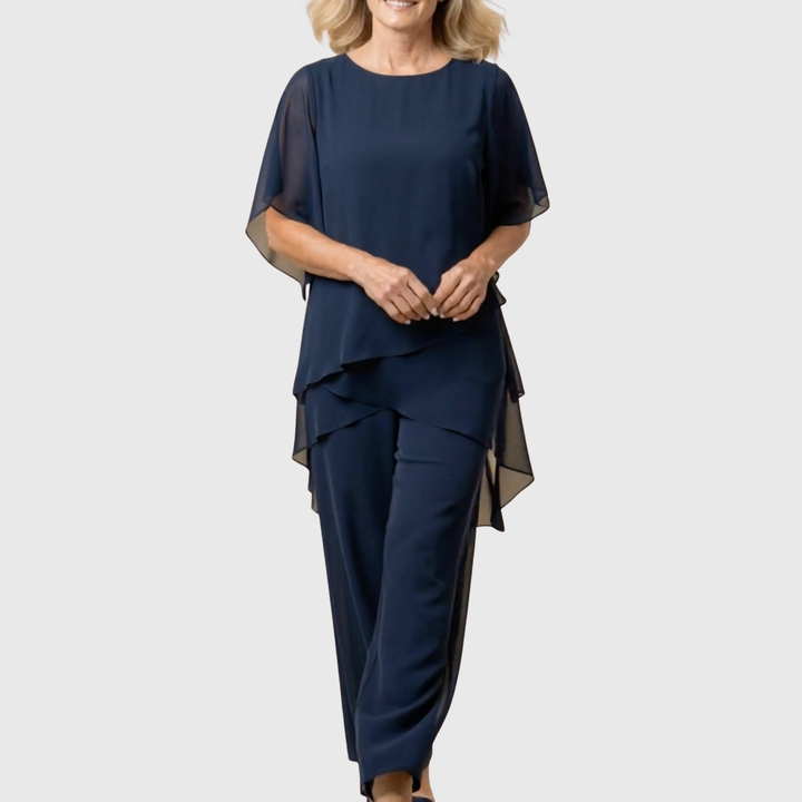 ELARA | Ensemble Palazzo Fluide pour un Confort et un Style Élégants