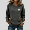Nathalie™ | Sweat-shirt à col rond en colorblock