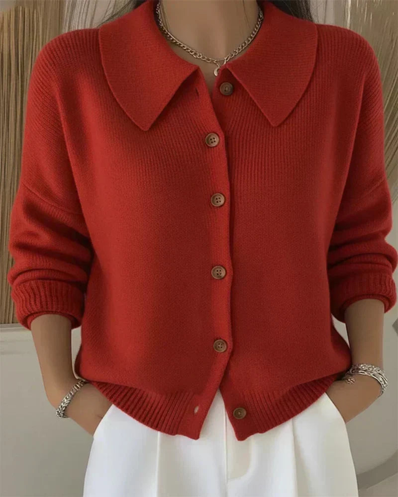 Ludovine | Cardigan Col Boutonné
