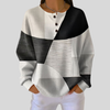 Véronique™ | Sweatshirt Henley en Tricot Waffle