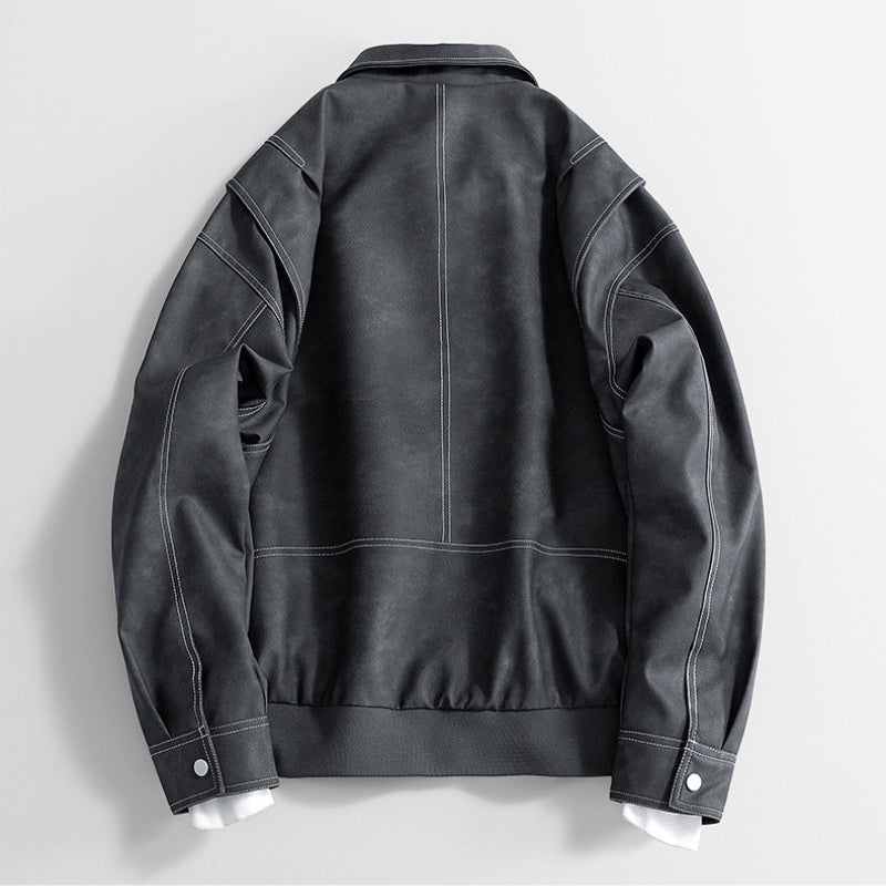 Benson Bomber en Cuir Classique
