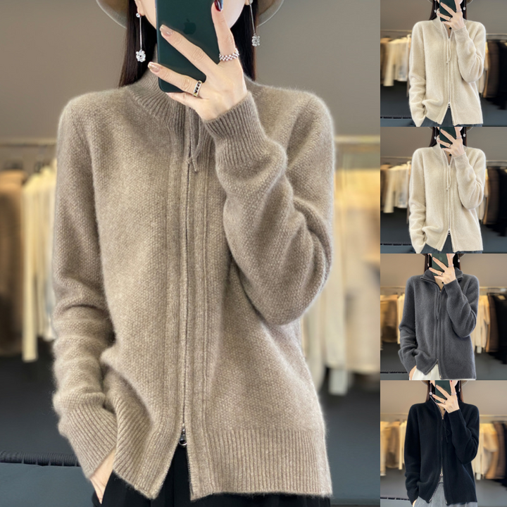 Luna | Cardigan Doux avec Zip
