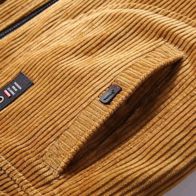 La Veste en Velours Côtelé