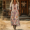 Rachel - Robe à la forme décontractée inspirée du style boho