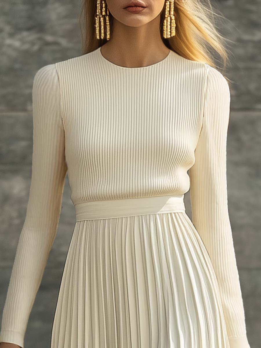 Harriet | Robe Maxi Plissée Élégante