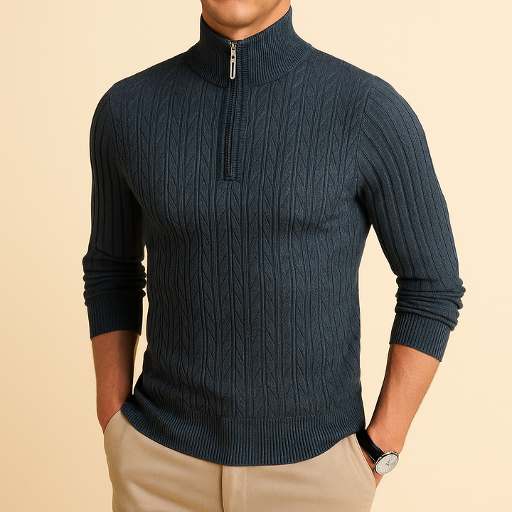 Pull à col zippé Valerio