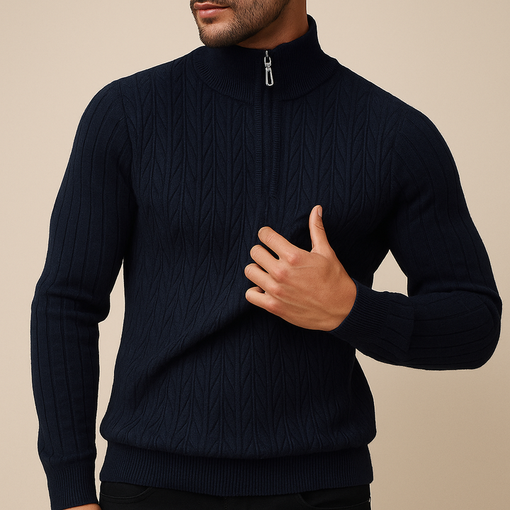 Pull à col zippé Valerio