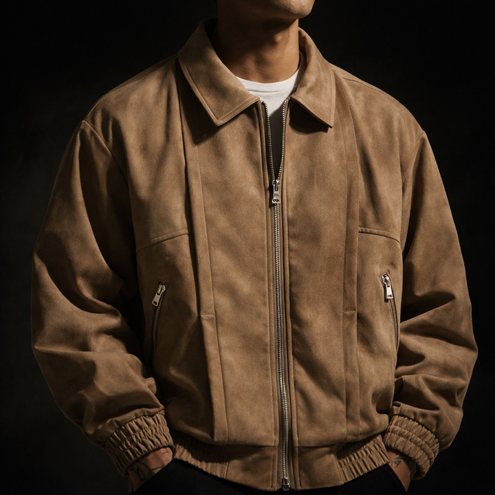 Veste en Suède Vintage Jackson