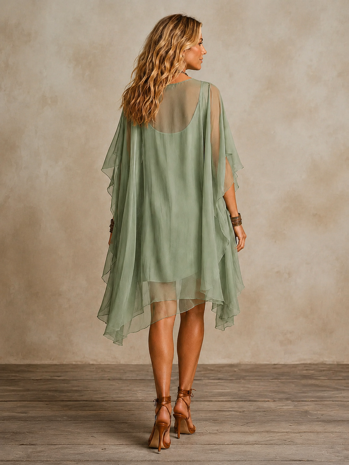Ella | Robe Mini Boho à Volants
