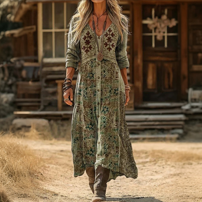 Adeline – Robe longue fluide