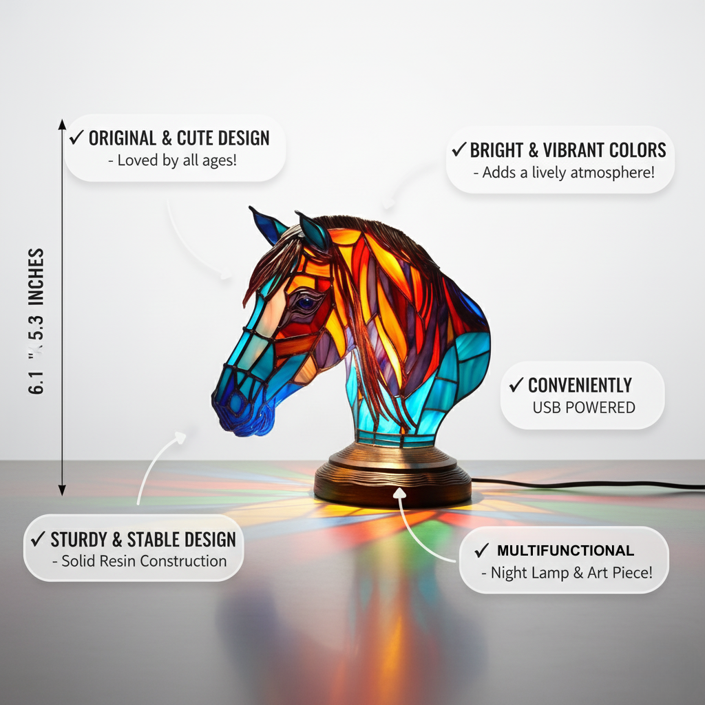 Lampe Équestre Envoûtante – Spirit