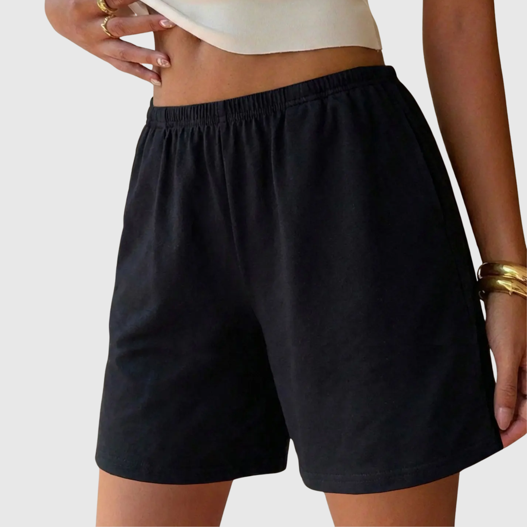 Mila | Short Casual Respirant Taille Haute