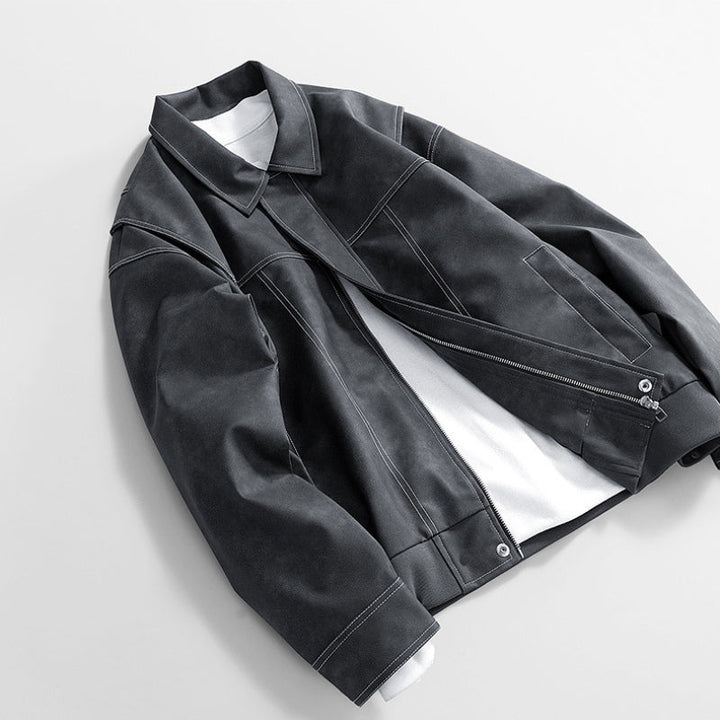 Benson Bomber en Cuir Classique