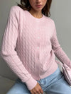 Élise | Cardigan boutonné en maille torsadée