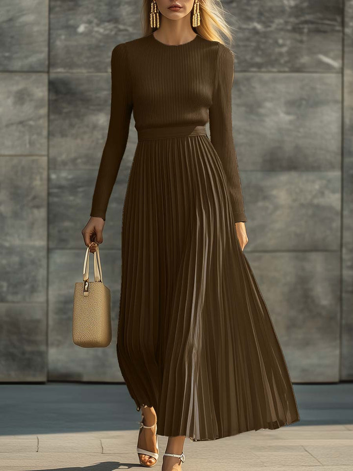 Harriet | Robe Maxi Plissée Élégante