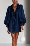 Antoinette | Mini Robe à Manches Volantes