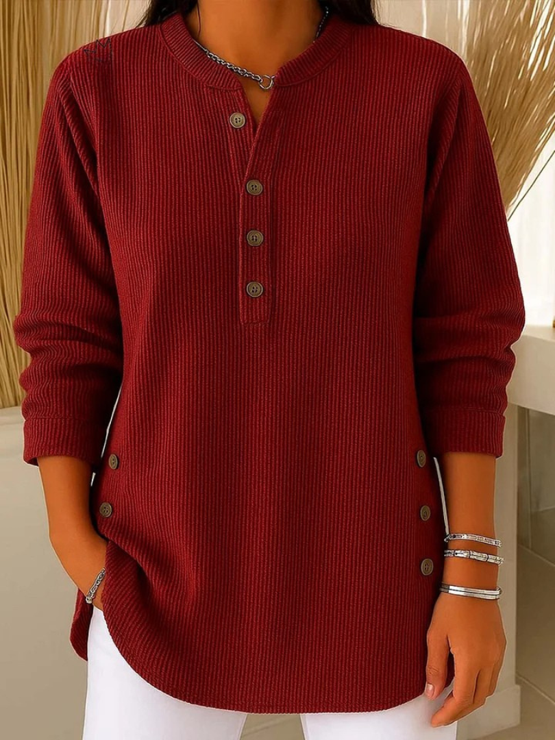 Yseline | Tunique Boutonnée Henley