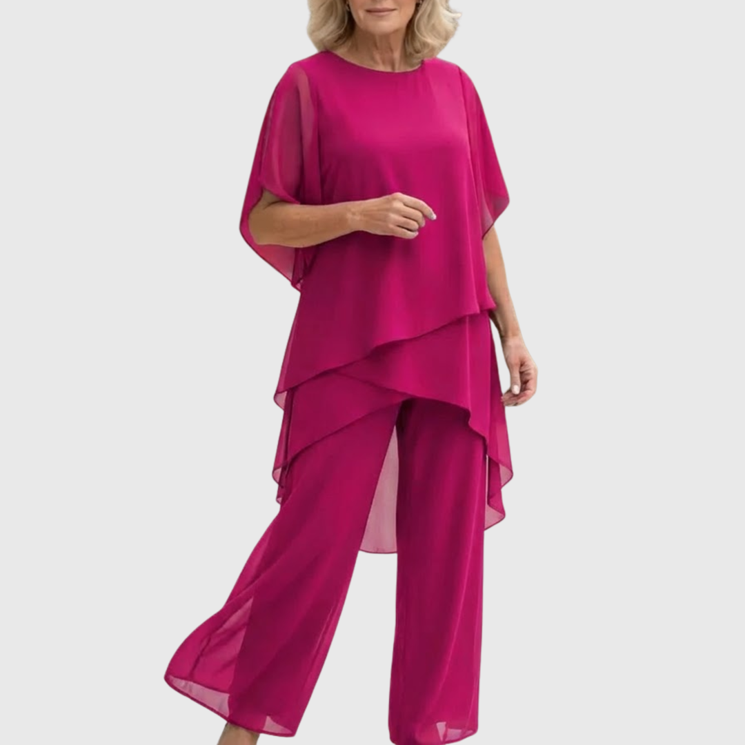 ELARA | Ensemble Palazzo Fluide pour un Confort et un Style Élégants