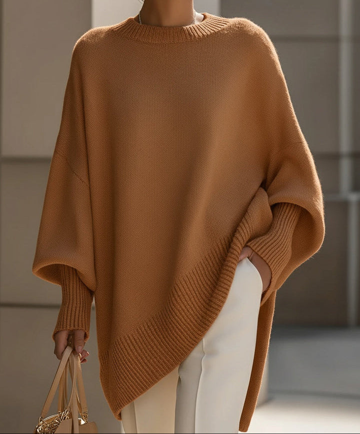Jennifer | Pull Oversize Drapé à Col Large