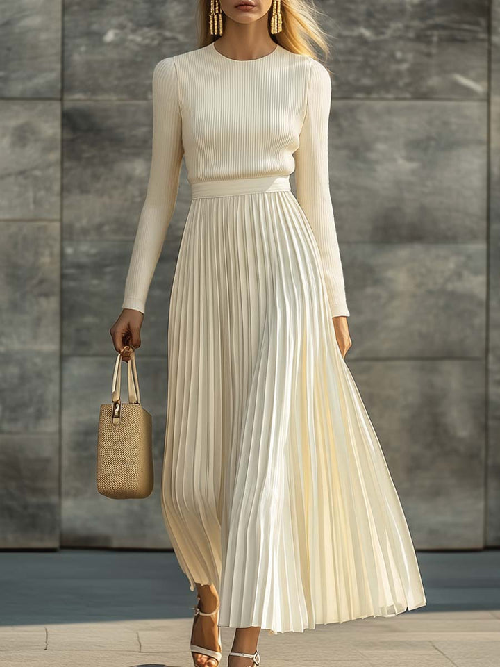 Harriet | Robe Maxi Plissée Élégante