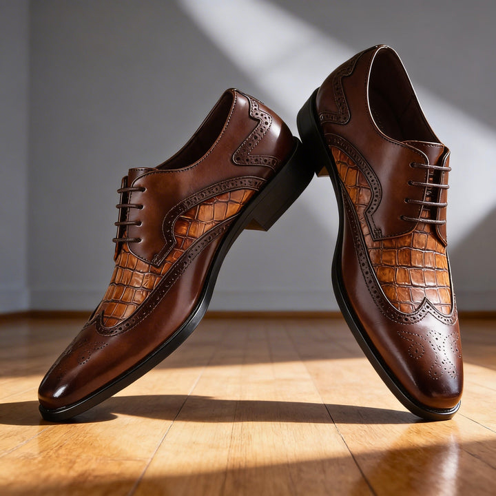 OXFORDS CROCO VERCELLI