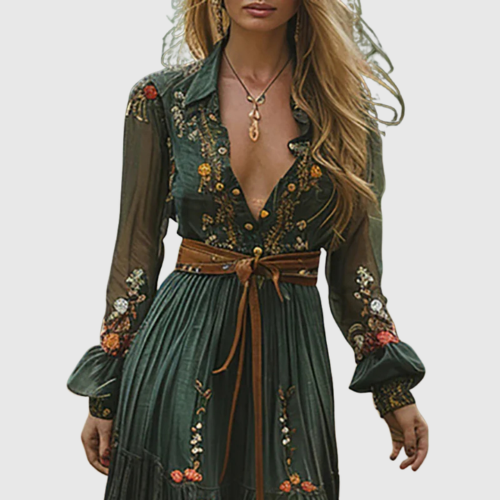 Amaris | Robe Maxi Boho Enchantée