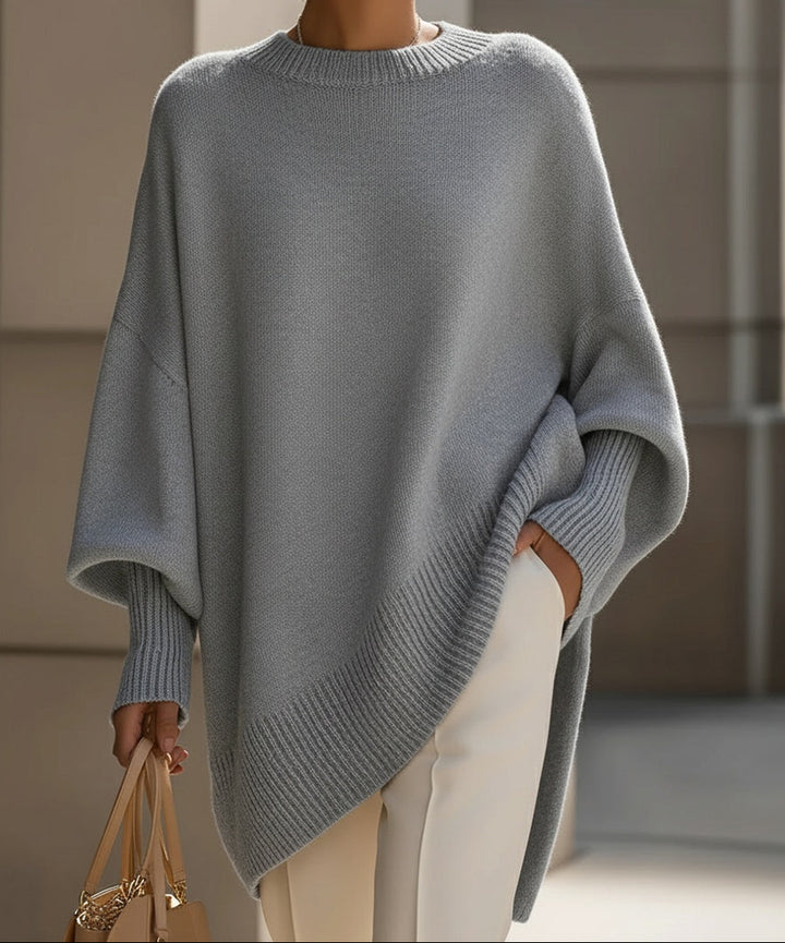 Jennifer | Pull Oversize Drapé à Col Large