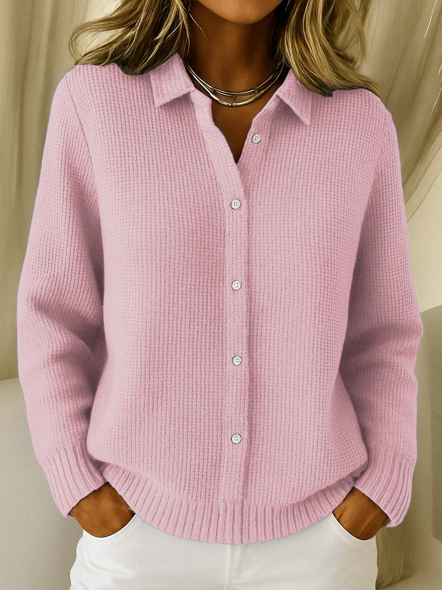Cardigan Femme en Maille avec Boutons
